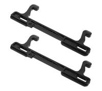 Lurrose Lot de 2 Crochets de Porte Micro-ondes en Plastique, Mécanisme de Verrouillage Sécurisé pour Four à Micro-ondes G80f20cn2l-b8, Pièces de Rechange Solide pour Maintien et