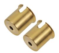 Lurrose Lot de 2 Douilles de Lampe de Table E27 Cuivrées en Métal, Fixation pour Intérieur, Accessoire de Rechange pour Luminaire Salon et Lampe de Lecture, Compatible Éclairage Mural