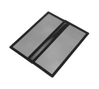 Lurrose Lot De 2 Filtres De Protection Anti-Poussière pour Ventilateur D'Extraction en PVC Noir pour Bureau Grand Format