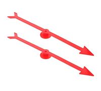 Lurrose Lot de 2 Flèches pour Roue Tournante Rouge, Accessoires de Jeu Éducatif pour t Maison, Pièces Détachées pour Roue Fortune, Jeu de Société Pédagogique, Activités Scolaires