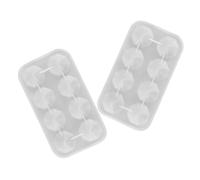 Lurrose Lot de 2 moules en silicone pour la fabrication de pierres précieuses à facettes, de résine époxy, réutilisables, pour la décoration de la maison et la fabrication de bijoux