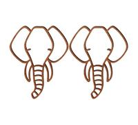 Lurrose Lot de 2 Panneaux Muraux en Bois Sculpté Représentant des Animaux Mignons, Décorations Murales 3d en Tilleul Naturel, Décor Suspendu pour Chambre D’garçon et Filles et Bureau,