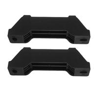 Lurrose Lot de 2 Patins Glissières Robustes en Plastique pour Repose-Pieds de Chaise Gaming et Fauteuil Inclinable Fixation Accessoires de Remplacement pour Fauteuil Bureau Ergonomique