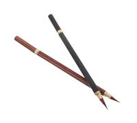 Lurrose Lot De 2 Pinceaux De Calligraphie Chinoise : Pinceau Fin Avec Capuchon De Protection Pour La Pratique Calligraphie Et Peinture - accessoire De Dessin