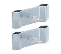 Lurrose Lot de 2 Pinces pour Parasol de Plage et de terrasse : Fixations pour Parasol de Chariot de Camping, Chariots et brouettes - système de Fixation pour de Pique- et brouettes de Jardin.