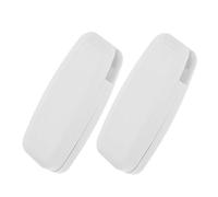 Lurrose Lot de 2 Poignées en Plastique pour Stores Verticaux Ouverture Carrée, Accessoires pour Stores Enrouleurs, Compatible Rideaux Voilages, Poignée de Sécurité pour Fenêtres, Fixation