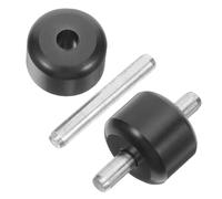 Lurrose Lot de 2 Roues de Base pour Aspirateur, Rouleaux de Remplacement en Matériau Solide, Compatibles Balayeuses et Brosses Rotatives pour Sols