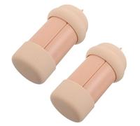 Lurrose Lot de 2 Set de Flacons de Voyage en Silicone Souple Étanches 60 Ml, Ensemble pour Shampooing, Lotion et Gel, Rechargeables et Anti-fuite, Voyages Transport des Articles