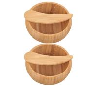 Lurrose Lot de 2 Set de Set à Masque Facial en Naturel Kit de Mélange pour Soins du Visage de Boue Léger et Portable pour Usage Maison et Salon de Beauté