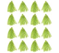 Lurrose Lot de 20 Éponges à Frai Vertes pour Aquarium, Support de Ponte Flottant pour Poissons et Crevettes, Décorations Naturelles et Cachettes pour Reproduction en Eau Douce,