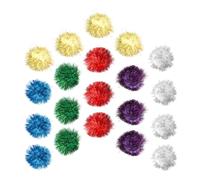 Lurrose Lot de 20 Jouets pour Chatons Balle en Laine 5 Cm Stimulation Curiosité et Renforcement du Lien Entre Propriétaire et Chat Couleur Aléatoire
