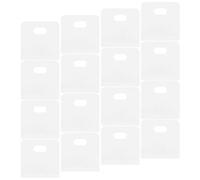 Lurrose Lot de 20 Languettes de Réparation en Pom Transparentes pour Stores Verticaux, Pièces de Rechange Solide, Fixation Adhésive Solide pour Lamelles de Stores, Kit Réparation Pratique