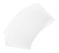 Lurrose Lot de 20 Pochettes Transparentes pour Documents, Grosse Capacité en Pp, Faciles à Transporter, pour Tickets et Factures, Protection Fiable des Dossiers