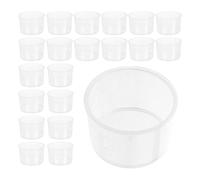 Lurrose Lot de 200 Gobelets Doseurs en Plastique 10ml, Béchers Gradués Polyvalents et Compacts pour Mélange de Résine Époxy en Laboratoire Réutilisable
