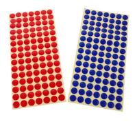 Lurrose Lot de 210 Étiquettes Autocollantes pour Robinet Eau Chaude et Froide Panneaux Indicateurs Bleu et Rouge Adhésif Résistant à L’Humidité Évier Cuisine Sécurité Thermique