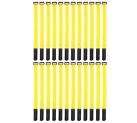Lurrose Lot de 24 -câbles réutilisables : sangles auto-agrippantes en nylon de 31,6 cm x 2 cm, réglables pour la gestion des câbles et l'organisation des fils - -câbles multi-usages