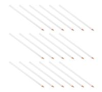 Lurrose Lot de 25 Crayons de Marquage Couture Blanc 4.0 Mm, Craie Tailleur pour Tissu, Marquage Précis Lavable, Adaptés Broderie, Quilting et Travaux Artisanaux sur Textiles