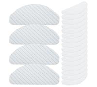 Lurrose Lot de 25 lingettes de nettoyage en microfibre : lingettes lavables et réutilisables pour aspirateur robot - de rechange haute absorption compatibles avec T8/T8 AIVI/MAX