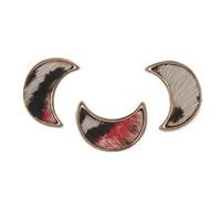 Lurrose Lot De 3 Clous Décoratifs En Forme De Lune Et De Léopard Pour Bracelet De Montre Breloques Décoratives Clous Décoratifs Pour Bracelet De Montre Décoration Pour Ongles Ornement