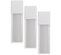 Lurrose Lot de 3 Flacons Airless 50ml pour Lotion et Crème, Pompe Pratique en As et Pp, Léger et Multifonction, pour Voyage ou Fête