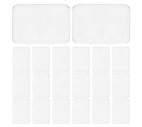 Lurrose Lot de 30 grilles de Barbecue jetables - Grille en Acier Inoxydable - Doublure de Cuisson 15 x 12 Pouces pour foyers extérieurs - Empêche Les Aliments de Tomber à Travers la Principale