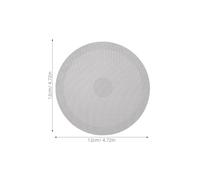 Lurrose Lot de 4 Housses Anti-poussière pour Console de Jeu : Filtre de Protection Double Face pour Ventilateur, Grille Fine, Accessoires pour Conduit, Compatible avec la Slim
