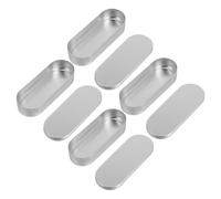 Lurrose Lot de 4 Plateaux Métalliques en Aluminium Réutilisables avec Couvercle pour Instruments de Laboratoire, Performance D'étanchéité Optimale en Environnement de Recherche