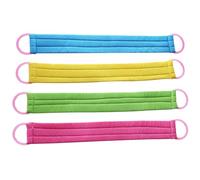 Lurrose Lot de 4 Serviettes Exfoliantes Dos en Maille, Accessoires de Bain pour Massage Corporel, Gommage, Lavage Peau, Soin Beauté, Couleurs Aléatoires Couleur Couleur Aléatoire