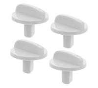 Lurrose Lot De 4 Thermostats De Congélateur Bouton De Réglage De La Température Bouton De Congélateur en Abs Blanc