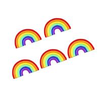 Lurrose Lot de 5 Broches Lesbiennes Arc-en-ciel, Épingles à Poitrine Colorées, Accessoires Lgbt pour Fête, Décoration Costume et Vêtements, pour Célébrations et Usage Quotidien