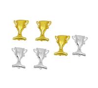 Lurrose Lot de 6 Ballons Trophée en Film Aluminium 3 Dorés 3 Argentés Décoration pour Fête de Remise de Diplômes Ballon de Festival Intérieur et Extérieur Accessoire Photo Original