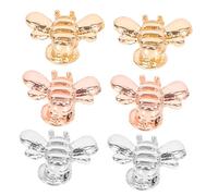 Lurrose Lot De 6 Boucles Décoratives En Forme D'Abeille Pour Bracelets De Montre Breloques Ornements Pour Montres Décorations Pour Ongles Bracelet De Montre Accessoires