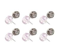 Lurrose Lot de 6 Boutons-pression Invisibles Violets, Boucles de Sécurité pour Vêtements, Décorations Amovibles pour Cols, Châles et Corsages, sans Couture, Accessoires Couture
