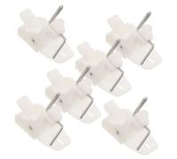 Lurrose Lot De 6 Clips Pour Étagères De Réfrigérateur Accessoires De Congélateur Crochets De Remplacement Pour Étagères Carrées Boucles De Remplacement Pour Réfrigérateur Plastique