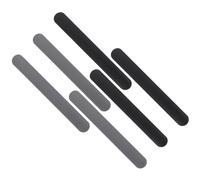 Lurrose Lot de 6 Pinces en Silicone pour Emballage Présent Porte-Ruban Adhésif Noir et Gris Outil de Rangement Compact pour Papier Présent et Câbles Accessoires Pratiques pour