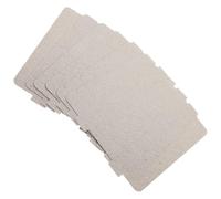Lurrose Lot de 6 Plaques de Mica pour Four à Micro-Ondes Feuille de Guide D’Ondes Résistante à Haute Température Accessoire de Réparation Pièce de Rechange pour Micro-Ondes