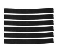 Lurrose Lot de 6 Sangles élastiques pour vélo, Escalade et randonnée, 30 cm (11,81 Pouces), Sangles de Serrage élastiques réglables pour Organiser et Ranger Votre équipement (Noir).