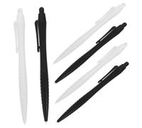 Lurrose Lot De 6 Stylets pour Écran Tactile LCD, Stylet Capacitif pour Prise De Notes Et Dessin, Accessoires pour Tablettes Graphiques Garçon Et Filles Et Adultes, Plastique Léger Noir Et Blanc