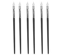 Lurrose Lot de 6 stylos à plume : stylos professionnels pour dessin de bande dessinée/manga, croquis, peinture, écriture, calligraphie, signatures - Fournitures de bureau et scolaires