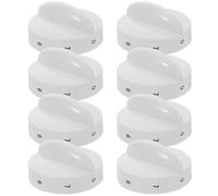 Lurrose Lot de 8 Boutons de Commande de Température pour Réfrigérateur, 7 Positions, Plastique Robuste, Remplacement du Bouton Thermostatique, Contrôle Précis du Refroidissement,