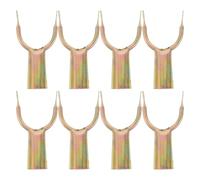 Lurrose Lot de 8 Supports pour Branches d'arbres fruitiers : Support en métal en Forme de Y pour verger - Dispositif de redressement des Branches, empêche la Casse des Lourdes, Convient aux