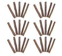 Lurrose Lot de Bâtonnets de Bois Artisanaux 8 Cm Diamètre 8-10 Mm 100 G pour Loisirs Créatifs, Décor Rustique de Ferme, Brindilles Naturelles pour Diy, Décoration Table de Pâques