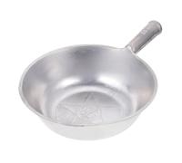 Lurrose Louche à Eau en Alliage D'aluminium Blanc Épais, Grosse Taille Manche Rond Ergonomique, Outil Cuisine Pratique pour Puiser et Laver Fruits et Légumes, Accessoire la Cuisine Solide