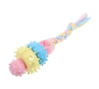 Lurrose Mâcher pour Chien Résistant et Dentition Chiot Forme de Tresse Friandise Cachée pour Stimulation Olfactive Nettoyage Dentaire et Jeu Interactif pour Chiots