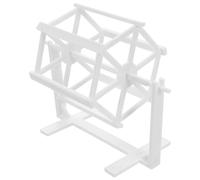 Lurrose Machine à Bobiner Manuel pour Soie en Plastique Blanc Portable Efficacité Améliorée pour Apprentissage Professionnel et Recherche