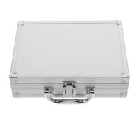 Lurrose Mallette à Outils en Aluminium Boîte de Rangement Portable Résistante 1 Pièce Poignée pour et Réparation pour Outils de Petite Capacité