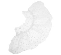 Lurrose Manchettes à Volants en Tulle Détachables, Fausses Manches au Poignet, Polyester Blanc, Élégantes, pour Femmes et Filles, Tenues Chic et Quotidien