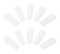 Lurrose Manchons en Caoutchouc Blanc Résistance à L'usure et Entretien Facile 10pcs pour Machines à Pinces Adaptés aux Machines à Bonbons et Jeux