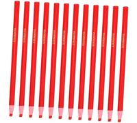 Lurrose Marqueurs à Peler Rouges 12 Pièces Bâtonnets de Cire Effaçables pour Porcelaine Verre Tissu Bois Cuir Usage Industriel et Maison