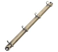 Lurrose Mécanisme de Reliure à 4 Anneaux A4, Diamètre 2 Cm, Métal Finition Bronze Vert, Peignes à Relier pour Papier, Accessoire Bureau et Scolaire, Remplacement Fiable pour Classeurs
